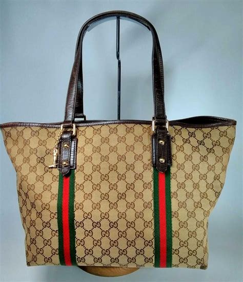 gucci logo top handle tote rubber|authentic gucci tote bag.